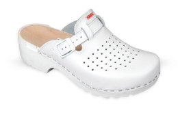 Buty Julex Saboty JULEX 154 białe chodaki drewniaki