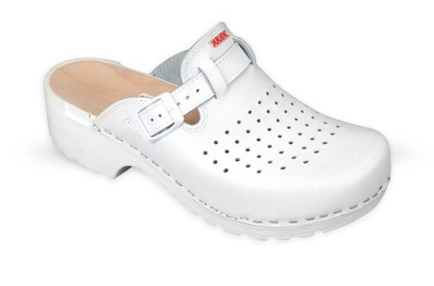 Buty Julex Saboty JULEX 154 białe chodaki drewniaki