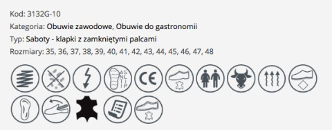 Saboty buty Julex 3132-G niebieskie Saboty buty Julex 3132-G niebieskie