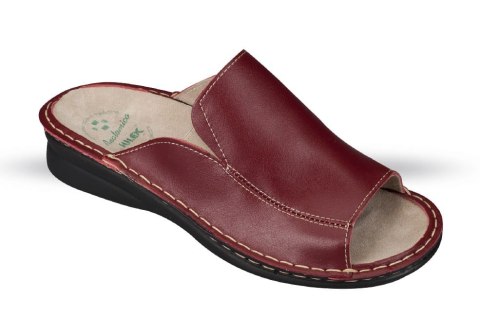 Buty Julex Klapki Damskie JULEX-Orto 1014 bordowe Buty Julex Klapki Damskie JULEX-Orto 1014 bordowe