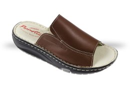 Buty Julex Klapki Damskie Piumetta 6264 brązowe