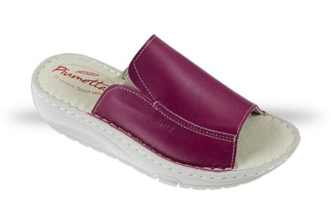 Buty Julex Klapki Damskie Piumetta 6264 fioletowe Buty Julex Klapki Damskie Piumetta 6264 fioletowe