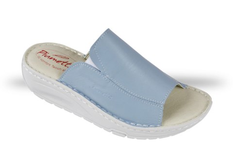 Buty Julex Klapki Damskie Piumetta 6264 jasno niebieskie Buty Julex Klapki Damskie Piumetta 6264 jasno niebieskie