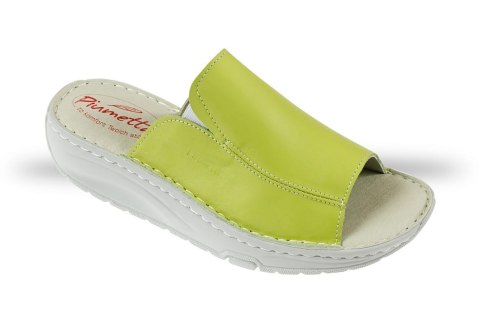 Buty Julex Klapki Damskie Piumetta 6264 jasno zielone Buty Julex Klapki Damskie Piumetta 6264 jasno zielone