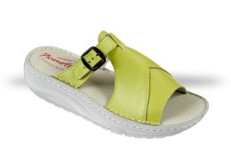 Buty Julex Klapki Damskie Piumetta 6266 jasno zielone