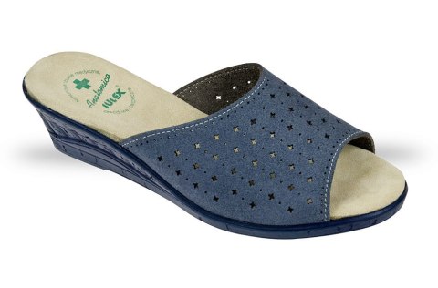 Buty Julex Klapki Damskie Piumetta MD4 granatowe Buty Julex Klapki Damskie Piumetta MD4 granatowe