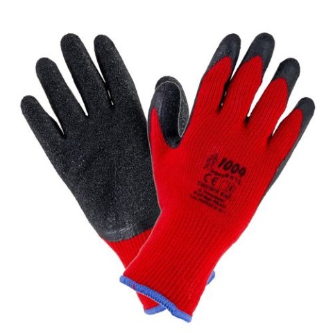 rękawice robocze ocieplane powlekane lateksem 1004 Urgent