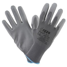 Urgent 1024 rękawice robocze powlekane poliuretanem szare rękawice montażowe