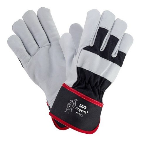 Urgent 1205 Rękawice robocze wzmacniane kozią skórą z mankietem Urgent 1205 Rękawice robocze wzmacniane kozią skórą z mankietem