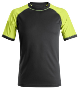 SNICKERS WORKWEAR T-SHIRT 2505 NEONOWY CZARNA
