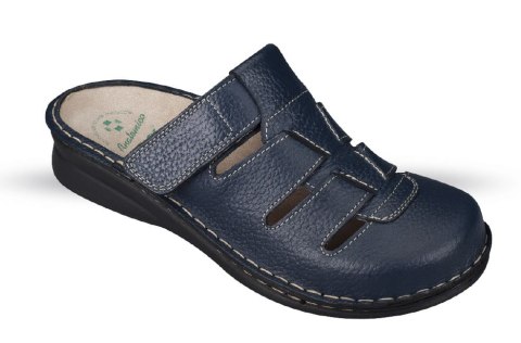JULEX-Orto 1003 granatowe saboty damskie - obuwie medyczne i profilaktyczne Julex JULEX-Orto 1003 granatowe saboty damskie - obuwie medyczne i profilaktyczne Julex