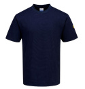AS20 Portwest granatowy t-shirt esd antyelektrostatyczny