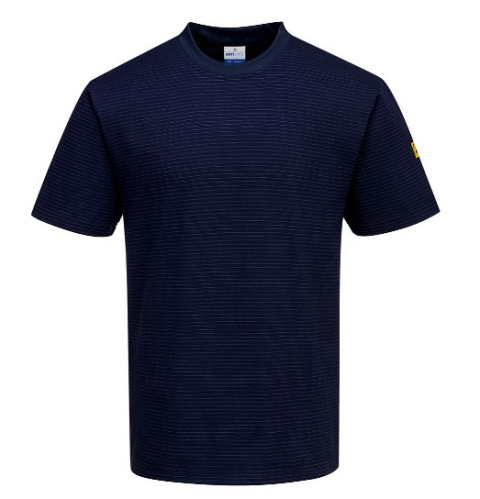 AS20 Portwest granatowy t-shirt esd antyelektrostatyczny AS20 Portwest granatowy t-shirt esd antyelektrostatyczny