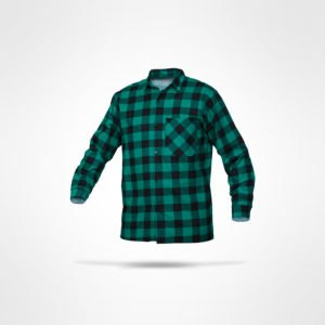 Sara Workwear koszula flanelowa 170gr zielona Sara Workwear koszula flanelowa 170gr zielona