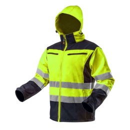 Neo Tools 81-700 kurtka robocza ostrzegawcza softshell z kapturem