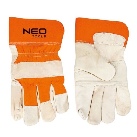 RĘKAWICE ROBOCZE WZMACNIANE DWOINĄ BYDLĘCĄ 97-602 Neo Tools RĘKAWICE ROBOCZE WZMACNIANE DWOINĄ BYDLĘCĄ 97-602 Neo Tools
