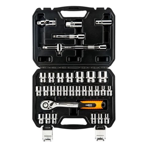08-662 NEO TOOLS KLUCZE NASADOWE 32 SZT., 1/2" CRV