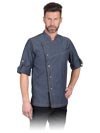 MAESTO Reis jeansowa bluza kucharska  z długim rękawem MAESTO Reis jeansowa bluza kucharska  z długim rękawem