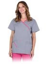 ARIA-J Reis damska medyczna bluza robocza z krótkiem rękawem