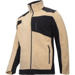 BLUZA POLAROWA ZE WZMOCNIENIAMI BEŻOWA LAHTI PRO L40119