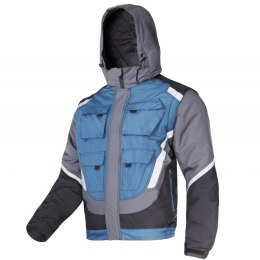 KURTKA ZIMOWA OCIEPLANA 2W1 BEZRĘKAWNIK Z KAPTUREM LAHTI PRO L40924