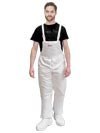 Reis Master SMO-WHITE białe spodnie ogrodniczki ocieplane