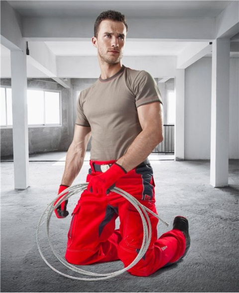 SPODNIE ROBOCZE DO PASA VISION H9157 ARDON CZERWONE PRZEDŁUŻONE SPODNIE ROBOCZE DO PASA VISION H9157 ARDON CZERWONE PRZEDŁUŻONE