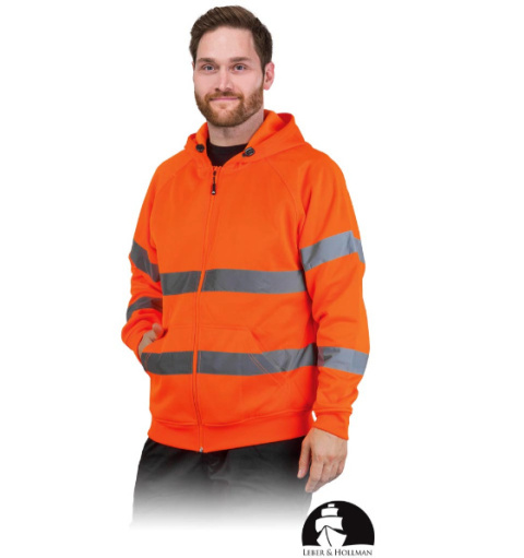 bluza robocza ostrzegawcza LH-AMSEL_DS Leber&Hollman pomarańczowa bluza robocza ostrzegawcza LH-AMSEL_DS Leber&Hollman pomarańczowa