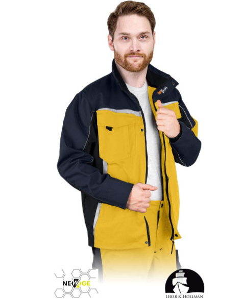 bluza robocza LH-NA-J Leber&Hollman żółto-czarna bluza robocza LH-NA-J Leber&Hollman żółto-czarna