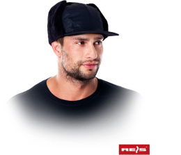 Reis CZOLUXG ocieplana czapka uszanka z daszkiem i nausznikami