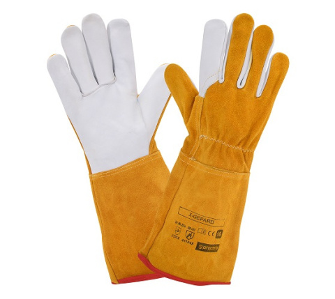 RĘKAWICE ROBOCZE SKÓRZANE SPAWALNICZE X-GEPARD PROCERA ROZM. 10 RĘKAWICE ROBOCZE SKÓRZANE SPAWALNICZE X-GEPARD PROCERA ROZM. 10