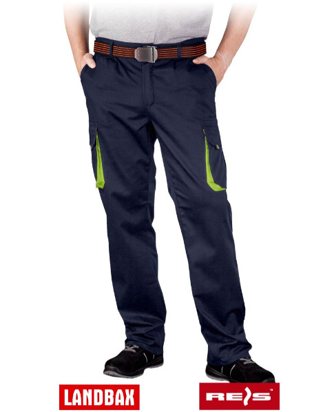 REIS LAND-T spodnie robocze do pasa z elastanem stretch