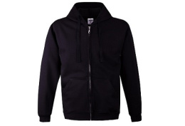 bluza robocza 280g Procera z kapturem na zamek czarna