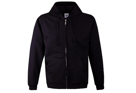 bluza robocza 280g Procera z kapturem na zamek czarna bluza robocza 280g Procera z kapturem na zamek czarna