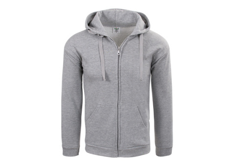 bluza robocza 280g Procera z kapturem na zamek szara bluza robocza 280g Procera z kapturem na zamek szara