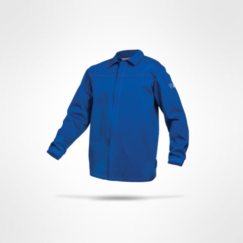 bluza robocza trudnopalna Spawacz Sara Workwear niebieska bluza robocza trudnopalna Spawacz Sara Workwear niebieska