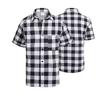 koszula flanelowa FL Procera czarno biała koszula flanelowa FL Procera czarno biała