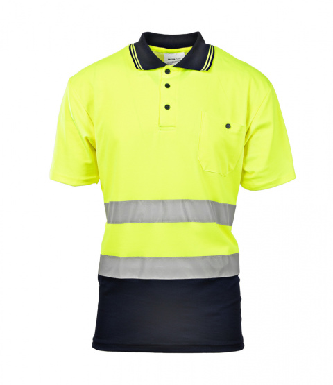 koszulka ostrzegawcza polo Brixton Flash Polstar żółta