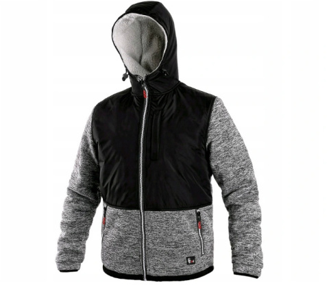 Canis CXS Carson bluza robocza szaro-szarna z kapturem Canis CXS Carson bluza robocza szaro-szarna z kapturem