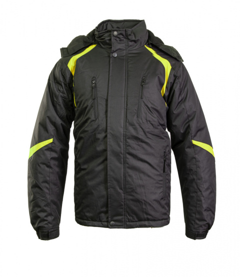 kurtka ocieplana Benefit Nero Polstar czarno-żółta kurtka ocieplana Benefit Nero Polstar czarno-żółta