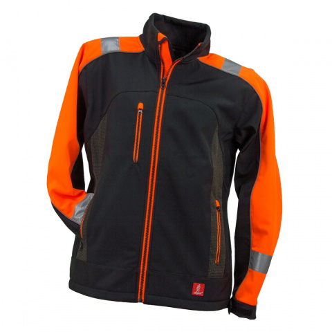 Kurtka robocza softshell Urgent GL-8364 czarno-pomarańczowa Kurtka robocza softshell Urgent GL-8364 czarno-pomarańczowa