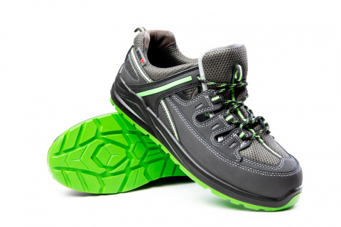 Polstar półbuty robocze MXP Solid S1 SRC Max-Popular czarno-zielone