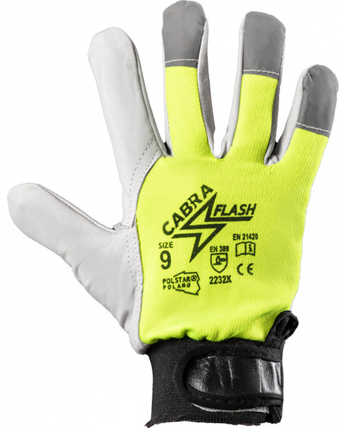 rękawice robocze Cabra Flash Polstar wzmacniane skórą kozią rękawice robocze Cabra Flash Polstar wzmacniane skórą kozią