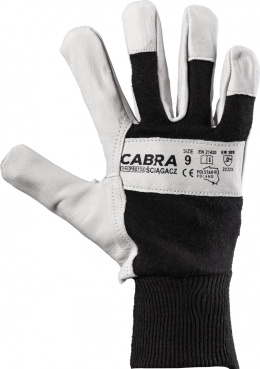 rękawice robocze wzmacniane skórą kozią Cabra Polstar