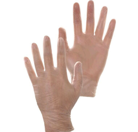 RĘKAWICE ROBOCZE JEDNORAZOWE WINYLOWE MOSE CANIS CXS RĘKAWICE ROBOCZE JEDNORAZOWE WINYLOWE MOSE CANIS CXS