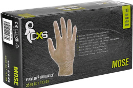 Canis CXS Mose rękawiczki jednorazowe winylowe lekko pudrowane