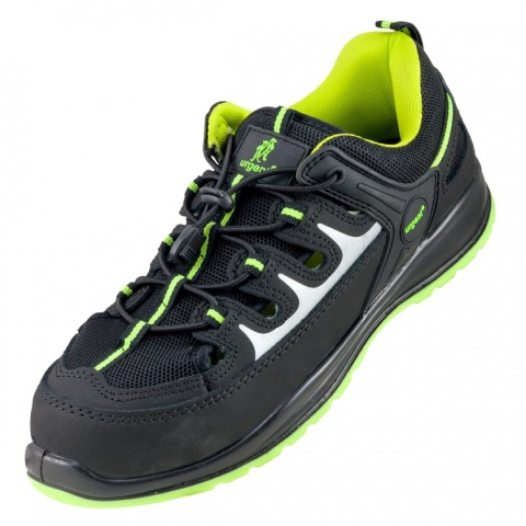 URGENT 313 S1 lekkie buty robocze letnie na magazyn - sandały robocze męskie czarne URGENT 313 S1 lekkie buty robocze letnie na magazyn - sandały robocze męskie czarne