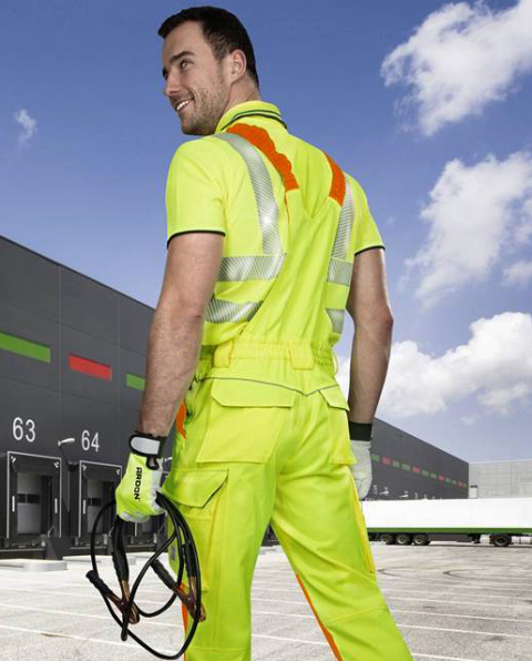 SPODNIE ROBOCZE OGRODNICZKI SIGNAL H5902 ARDON ŻÓŁTO-POMARAŃCZOWE SPODNIE ROBOCZE OGRODNICZKI SIGNAL H5902 ARDON ŻÓŁTO-POMARAŃCZOWE