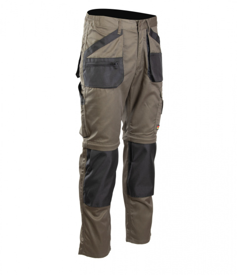 spodnie z odpinanymi nogawkami Brixton Practical Polstar khaki spodnie z odpinanymi nogawkami Brixton Practical Polstar khaki