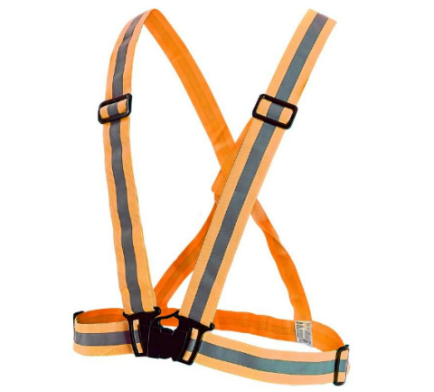 CANIS CXS CROSS szelki odblaskowe ostrzegawcze zapinane na sprzączkę CANIS CXS CROSS szelki odblaskowe ostrzegawcze zapinane na sprzączkę